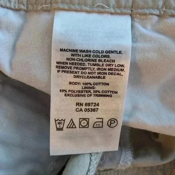 NWOT Columbia Women's Cargo Short Color Beige SZ 6 Casual Trendy Pants - Picture 5 of 5